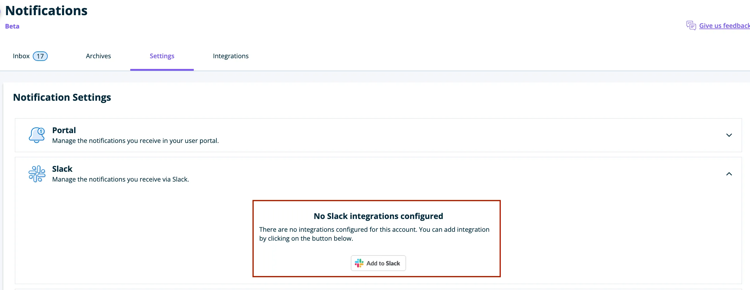 Add Slack workspace