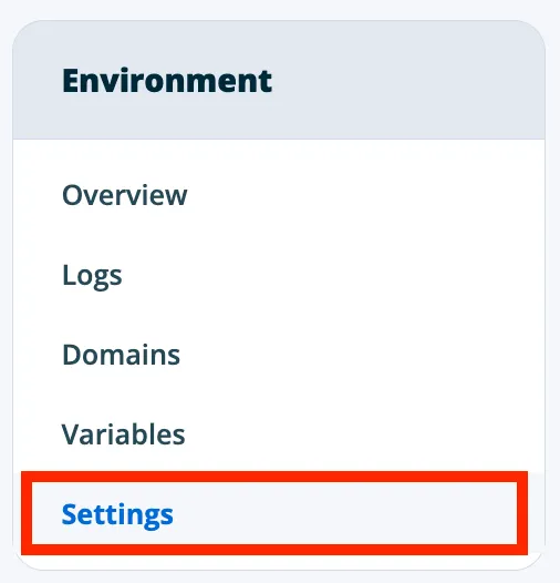 How to access settings