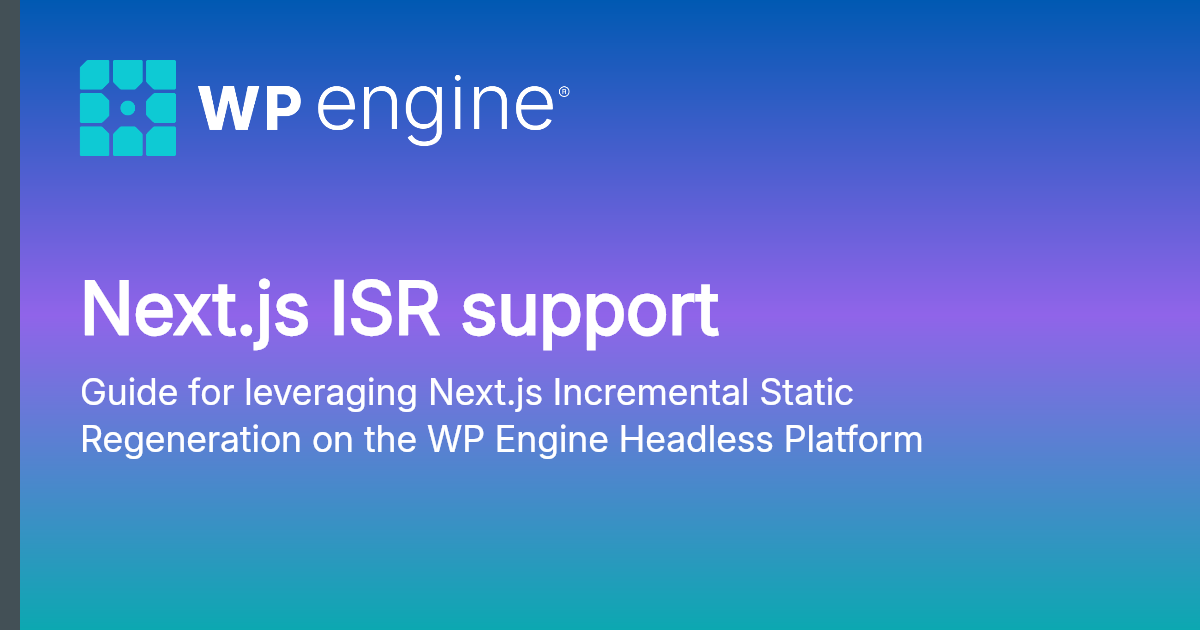 Next.js ISR support | Developers