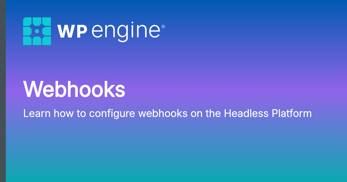 Webhooks | Documentation